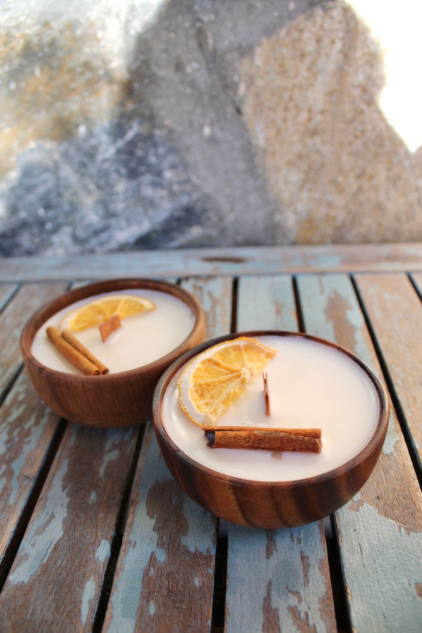 Vela de canela y naranja 8x3,5 cm - Imagen 2