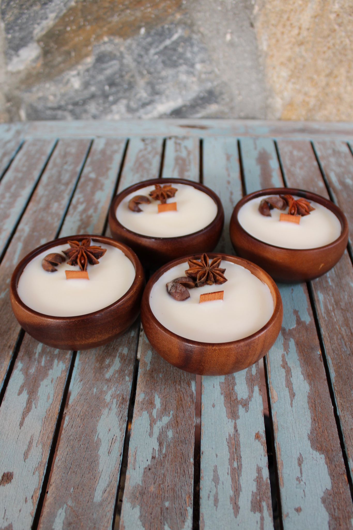 Vela de vainilla y caramelo 8x3,5cm - Imagen 5